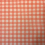 100% coton gingham pêche ( Riley Blake \ it’s a girl ) C13323